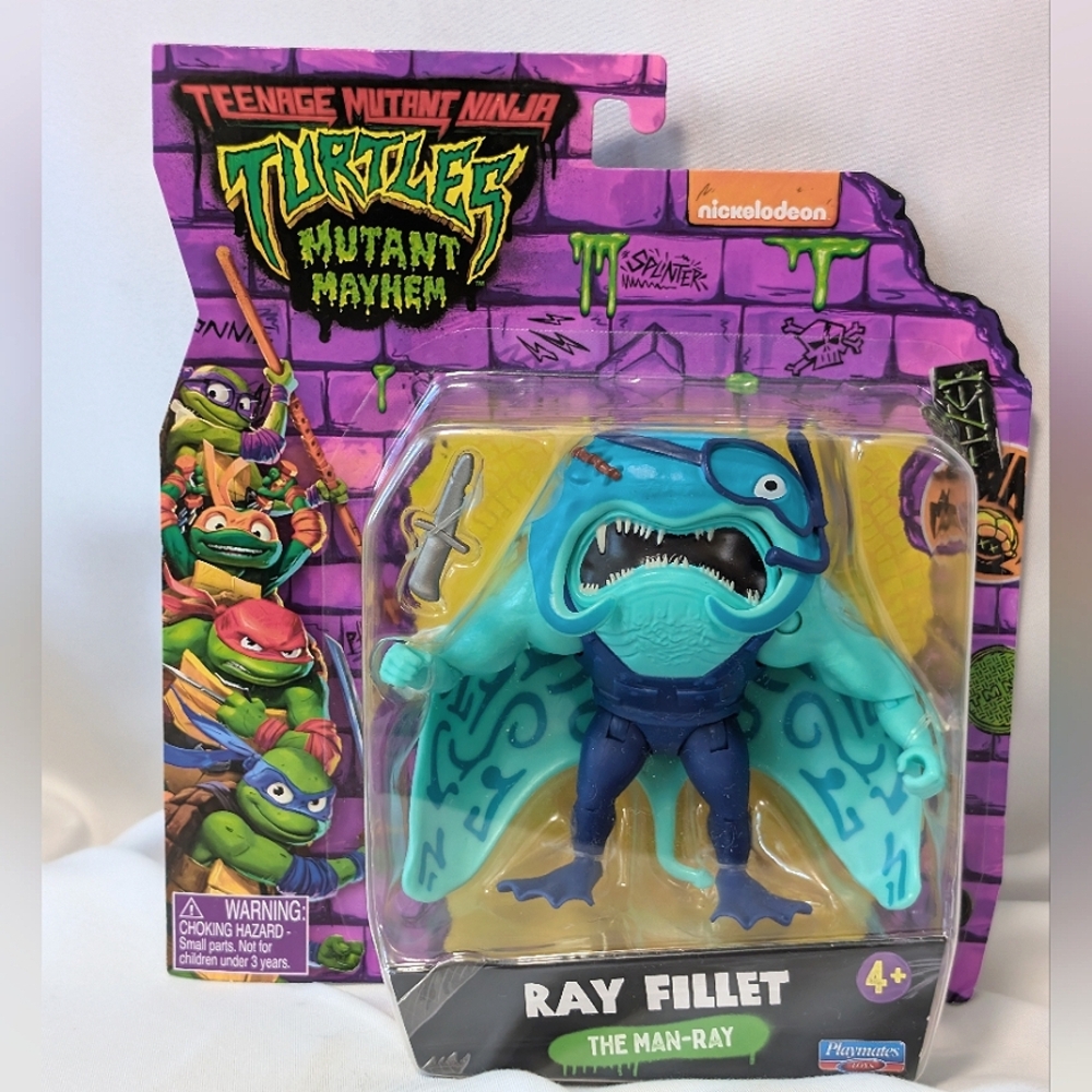 Teenage Mutant Ninja Turtles Mutant Mayhem Ray Fillet The Man Action Nickelodeon